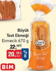 EKMECİK BÜYÜK TOST EKMEĞİ